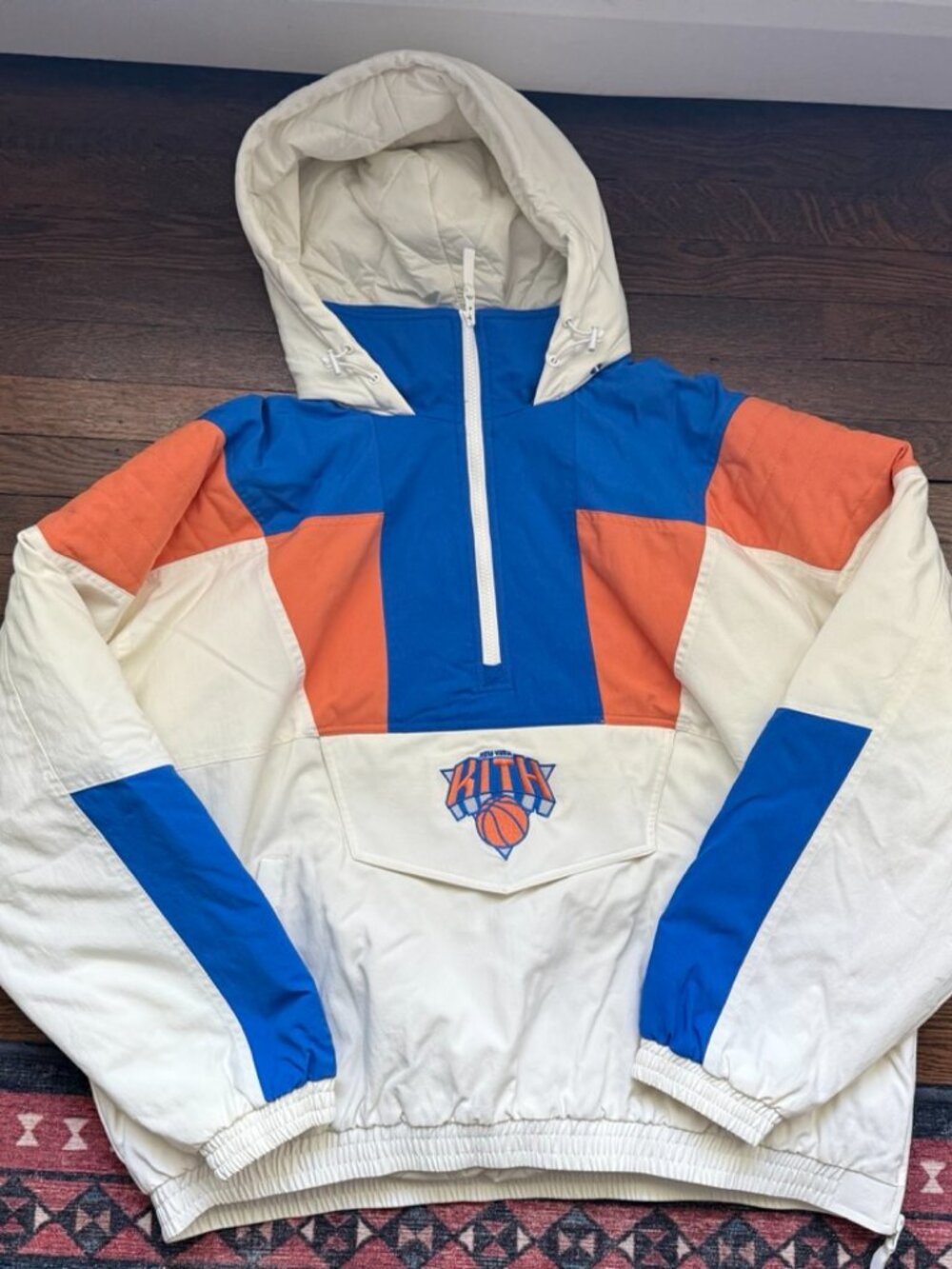 Kith x New York Knicks Quarter Zip Anorak size XXL